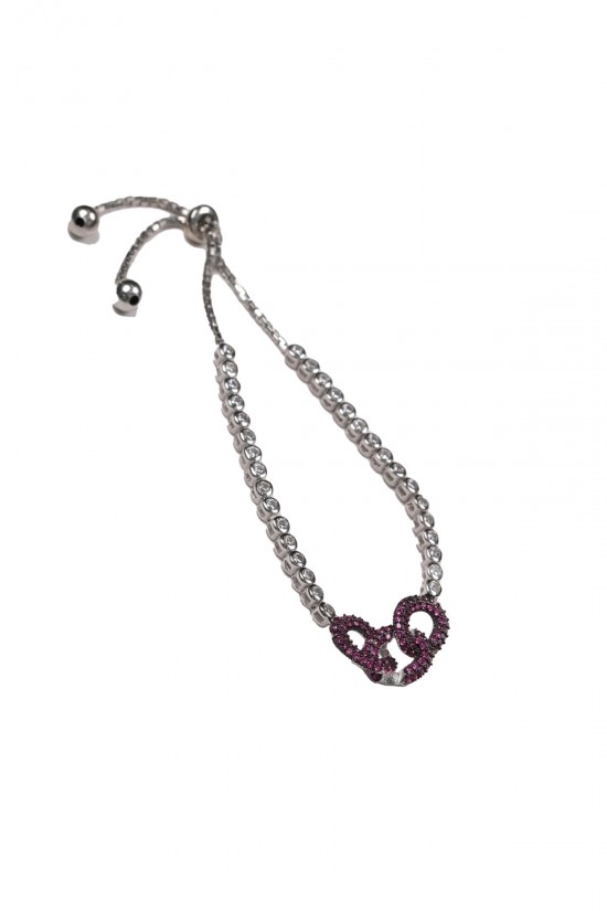 Mor Taşlı Bileklik