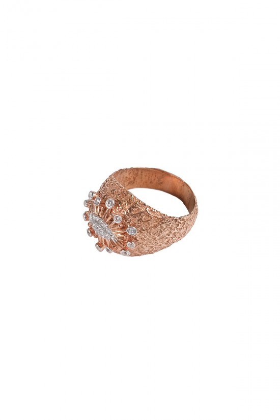 Göz Detaylı Otantik Yüzük